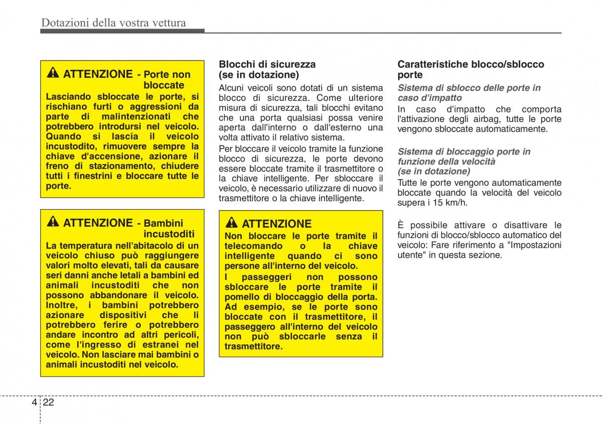 Hyundai Santa Fe III 3 manuale del proprietario / page 117