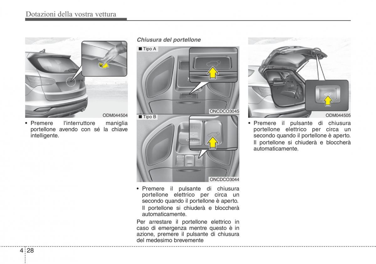 Hyundai Santa Fe III 3 manuale del proprietario / page 123