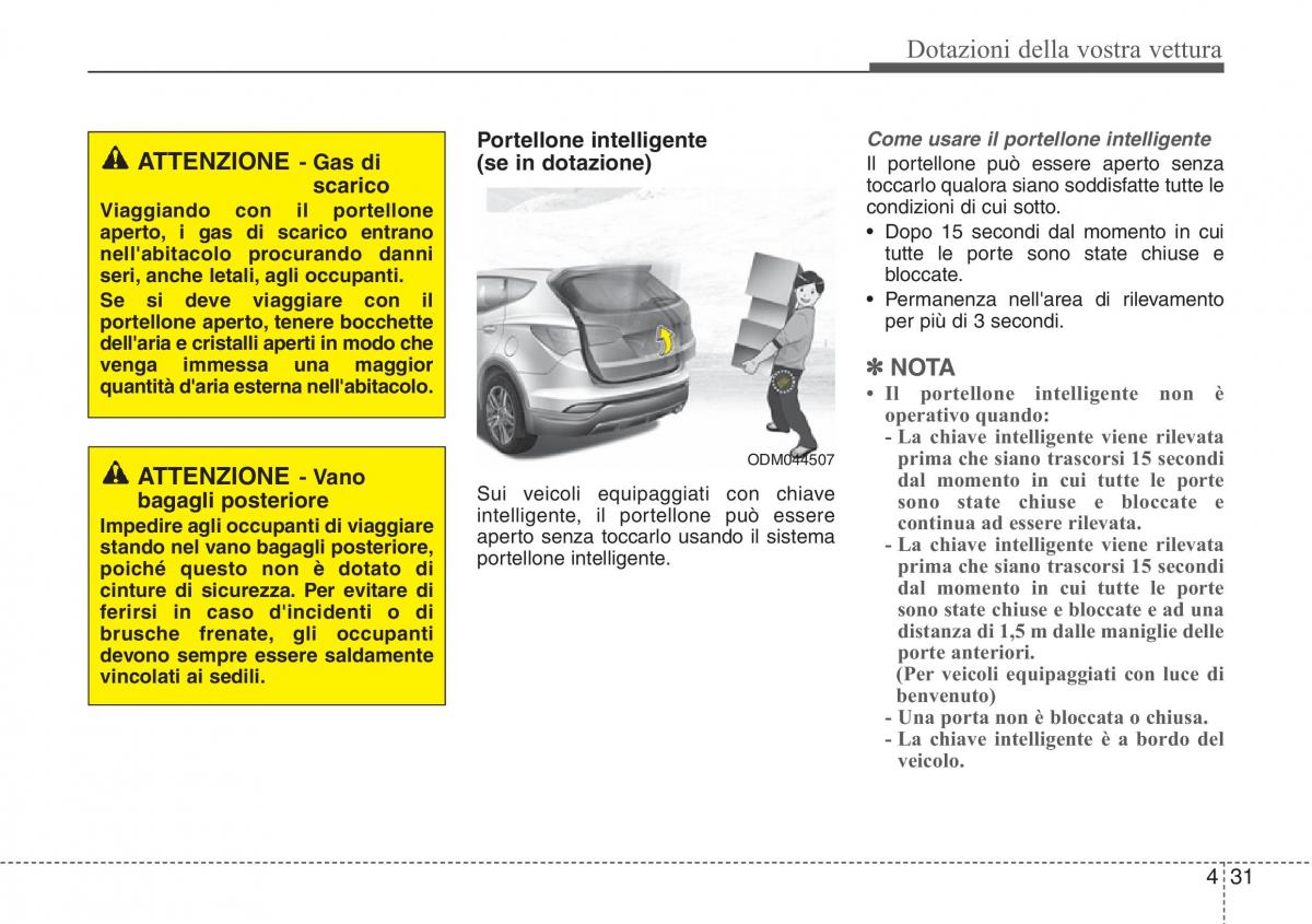 Hyundai Santa Fe III 3 manuale del proprietario / page 126