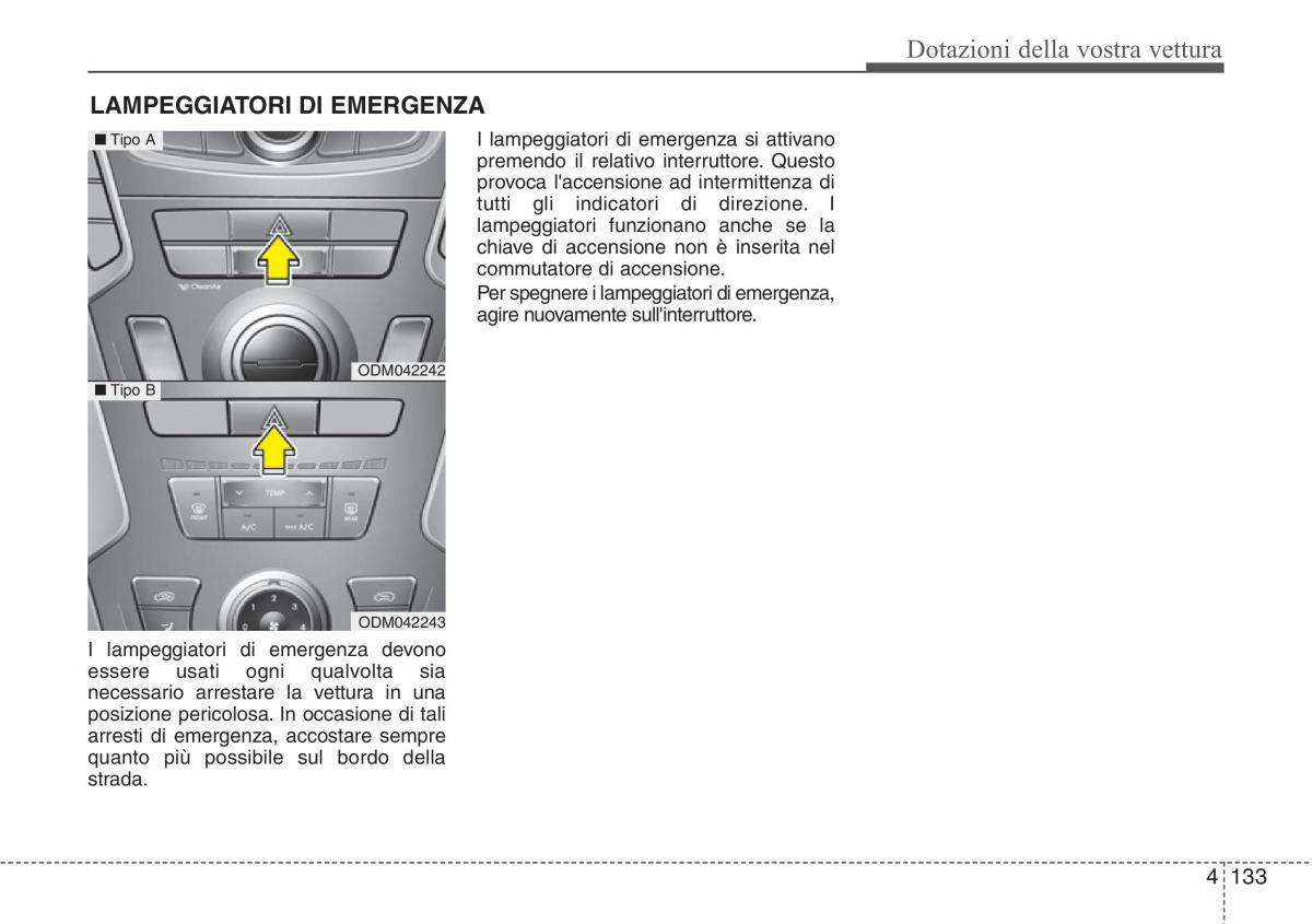 Hyundai Santa Fe III 3 manuale del proprietario / page 228