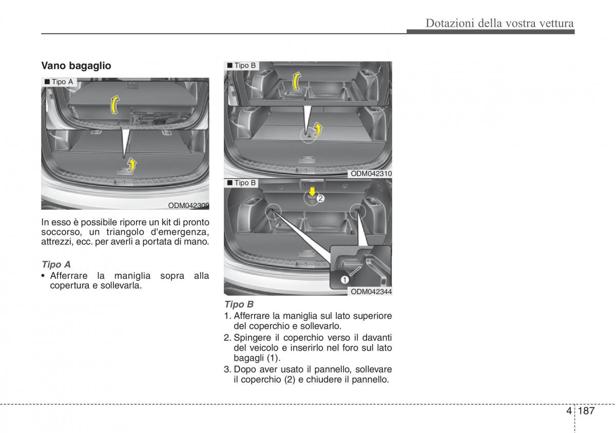 Hyundai Santa Fe III 3 manuale del proprietario / page 282