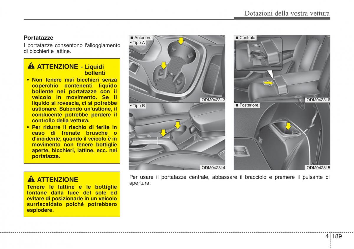 Hyundai Santa Fe III 3 manuale del proprietario / page 284