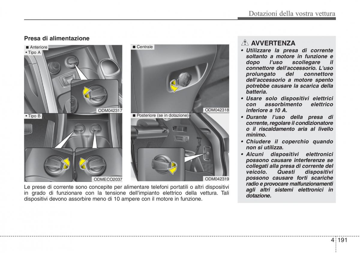 Hyundai Santa Fe III 3 manuale del proprietario / page 286