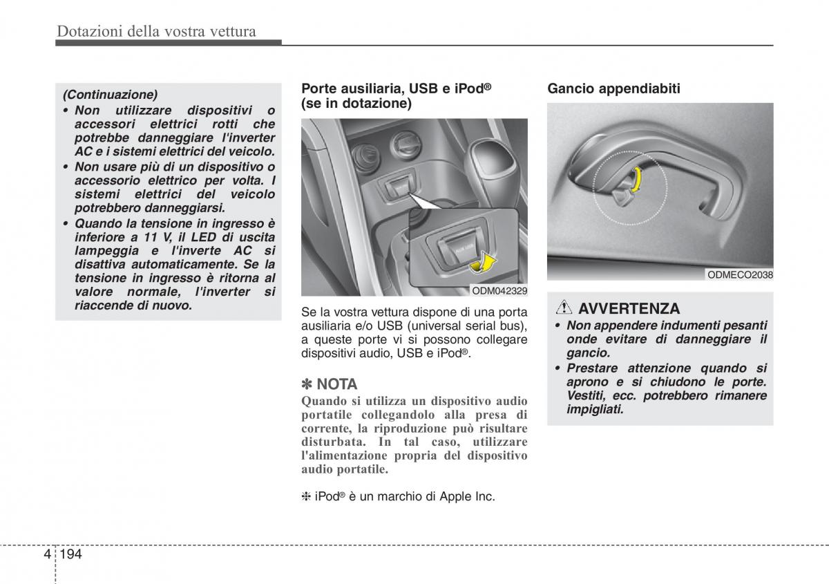 Hyundai Santa Fe III 3 manuale del proprietario / page 289