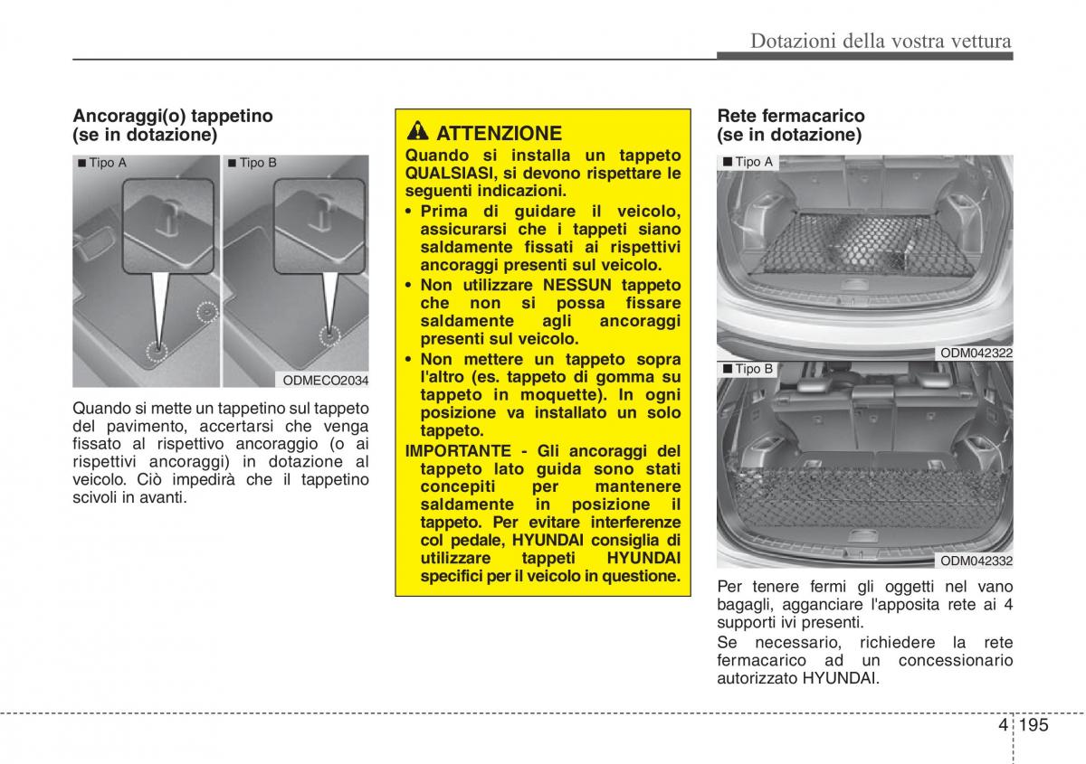 Hyundai Santa Fe III 3 manuale del proprietario / page 290