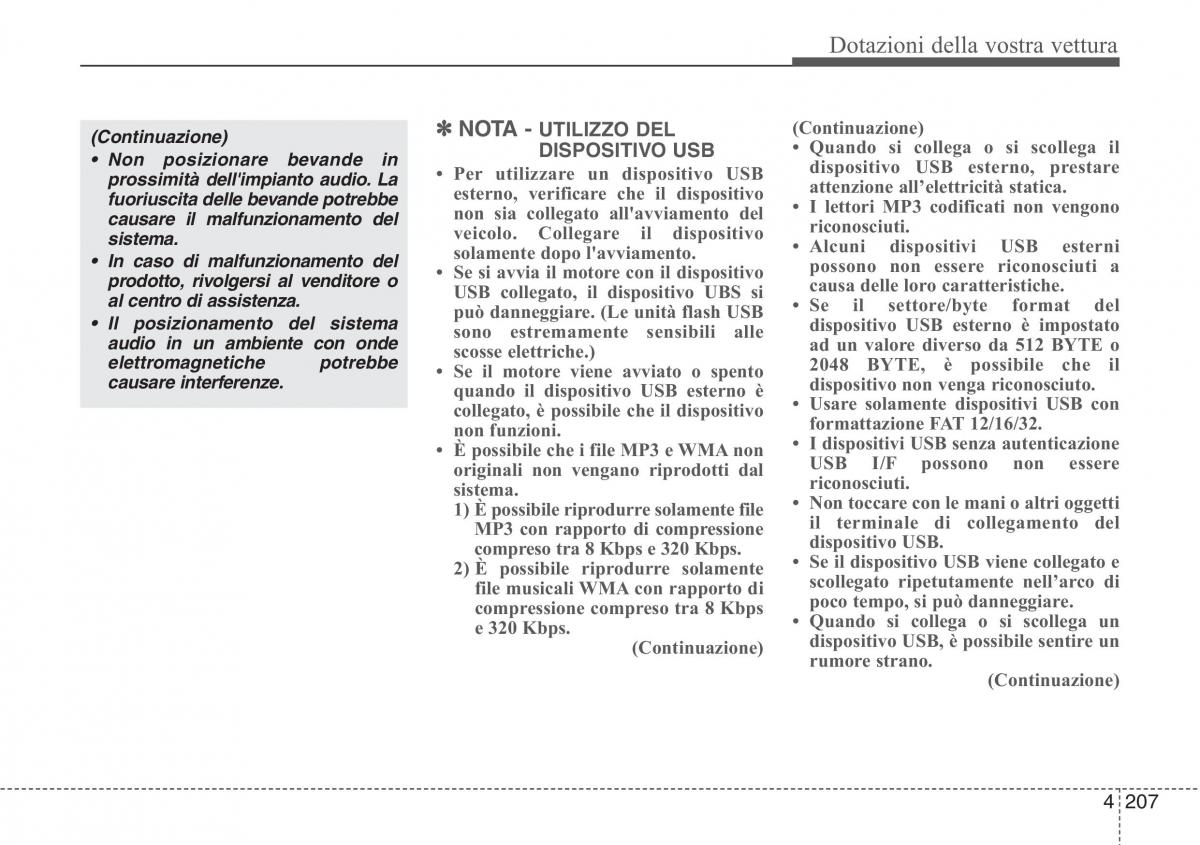 Hyundai Santa Fe III 3 manuale del proprietario / page 302