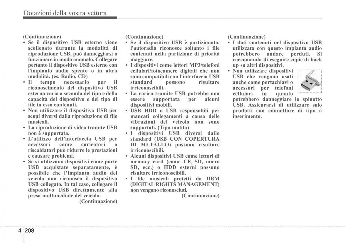 Hyundai Santa Fe III 3 manuale del proprietario / page 303