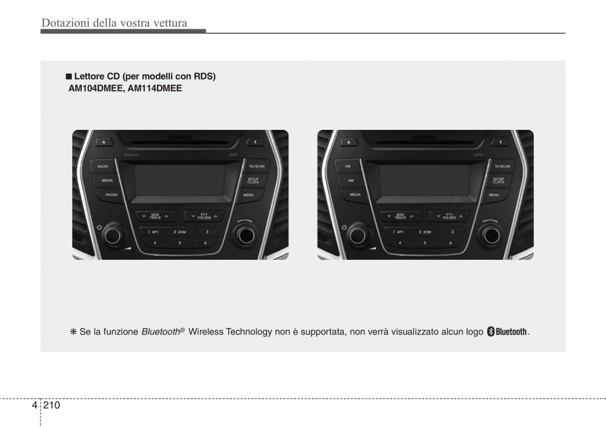 Hyundai Santa Fe III 3 manuale del proprietario / page 305