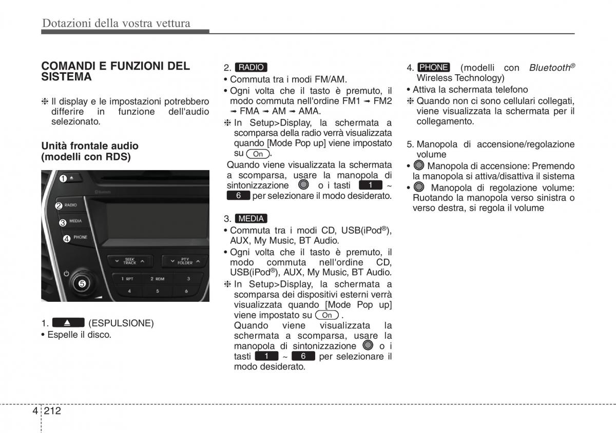 Hyundai Santa Fe III 3 manuale del proprietario / page 307