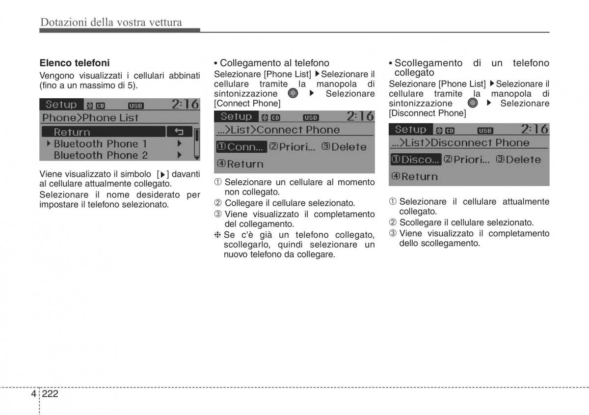 Hyundai Santa Fe III 3 manuale del proprietario / page 317