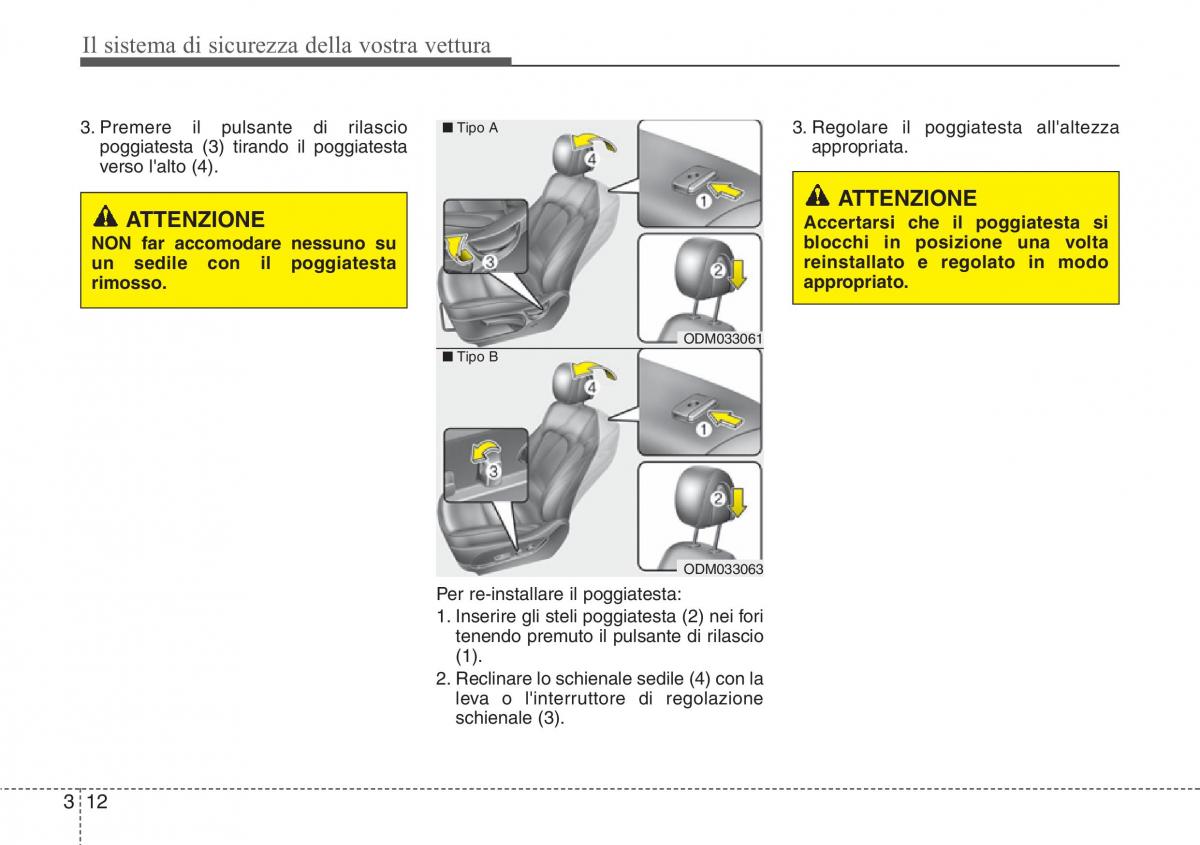 Hyundai Santa Fe III 3 manuale del proprietario / page 33