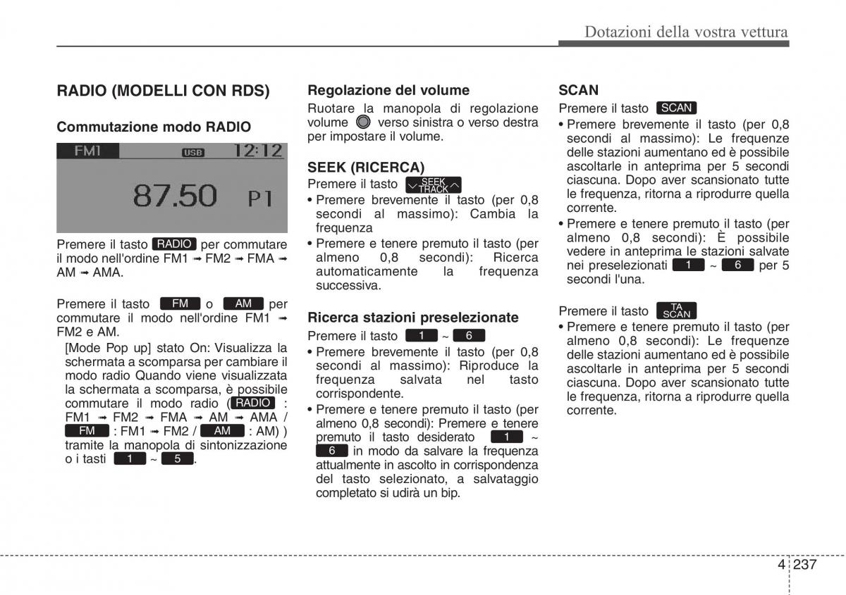 Hyundai Santa Fe III 3 manuale del proprietario / page 332