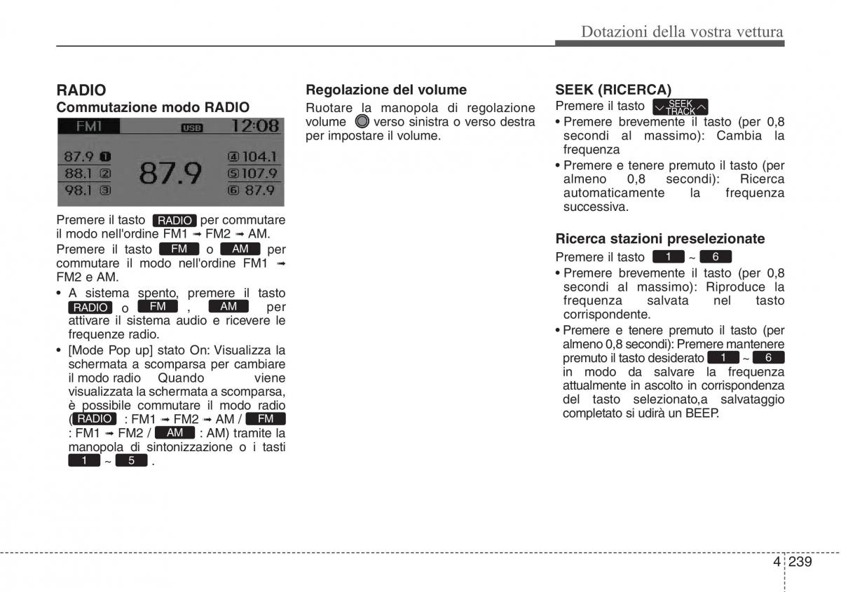 Hyundai Santa Fe III 3 manuale del proprietario / page 334