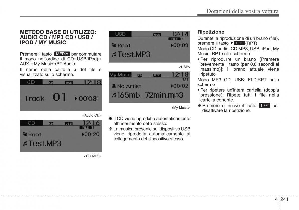 Hyundai Santa Fe III 3 manuale del proprietario / page 336