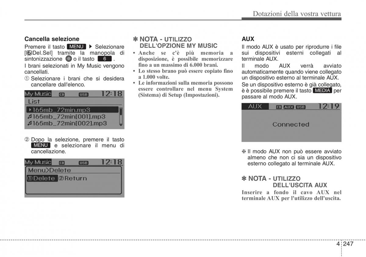 Hyundai Santa Fe III 3 manuale del proprietario / page 342