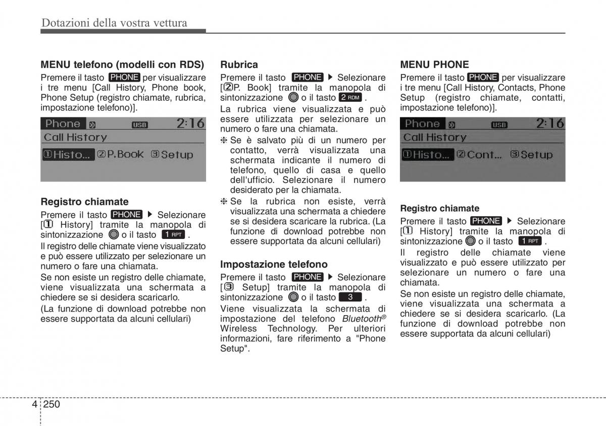 Hyundai Santa Fe III 3 manuale del proprietario / page 345