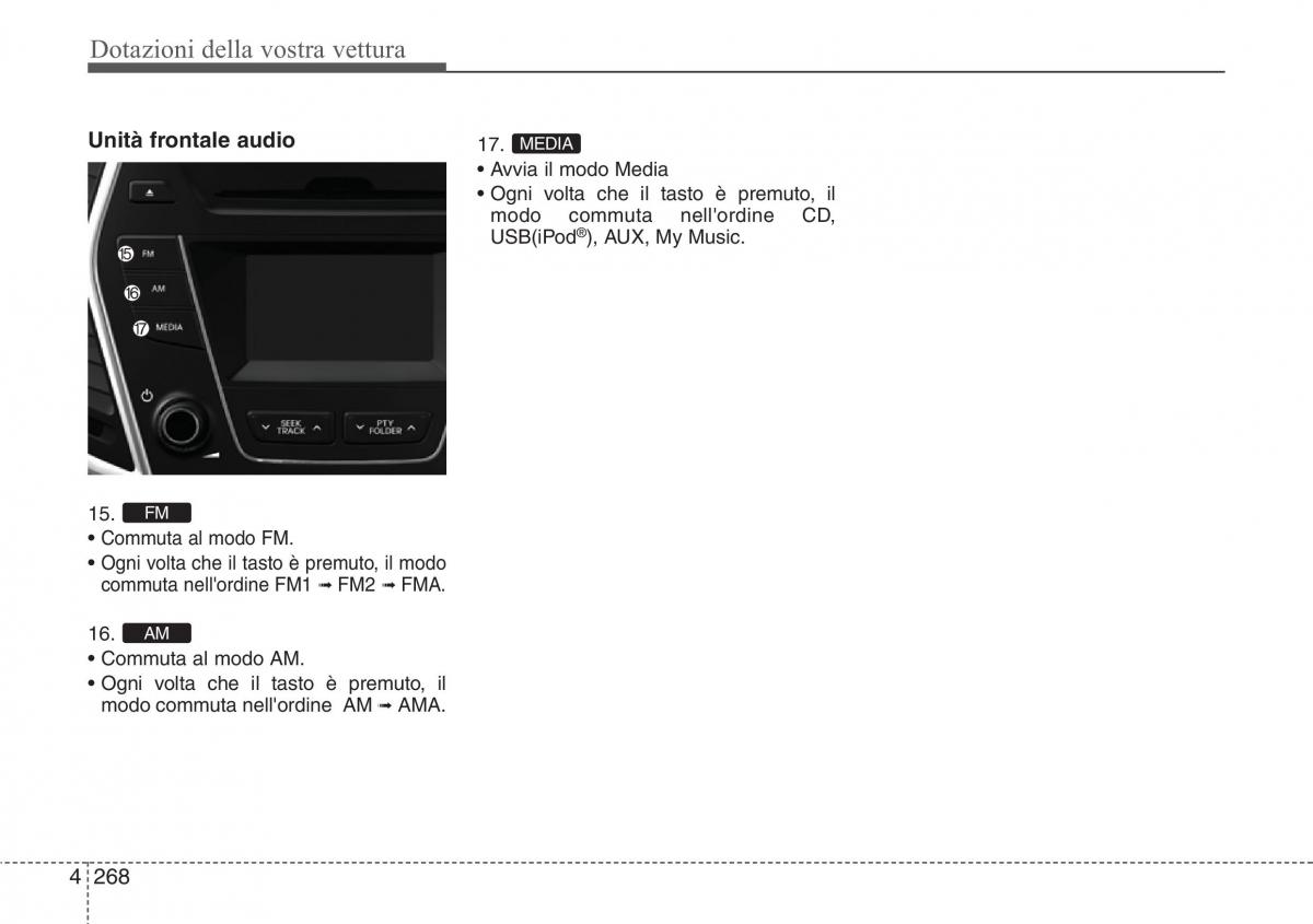 Hyundai Santa Fe III 3 manuale del proprietario / page 363