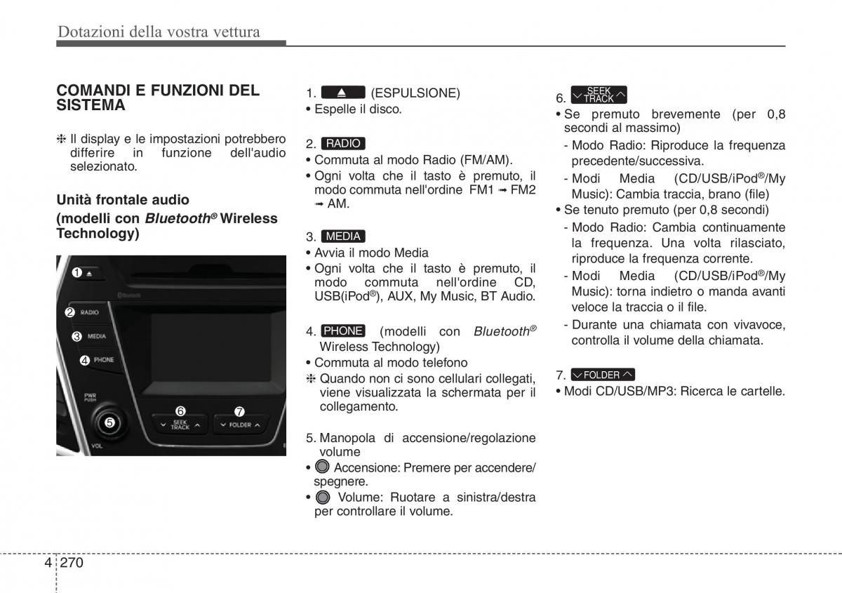 Hyundai Santa Fe III 3 manuale del proprietario / page 365