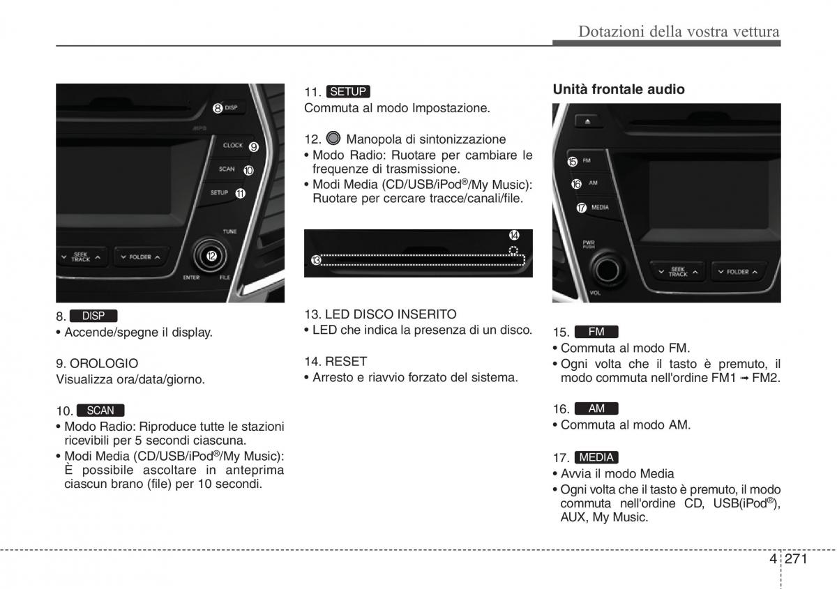 Hyundai Santa Fe III 3 manuale del proprietario / page 366