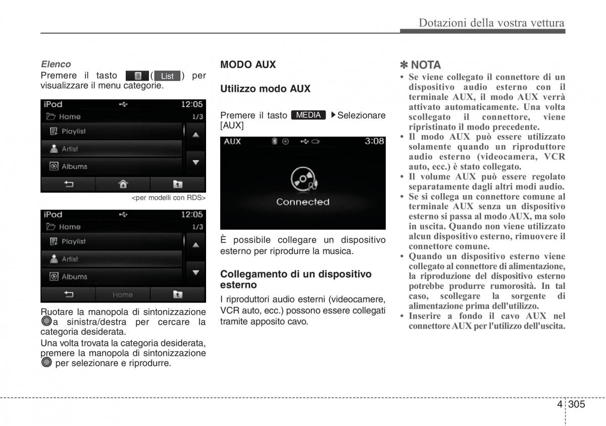 Hyundai Santa Fe III 3 manuale del proprietario / page 400