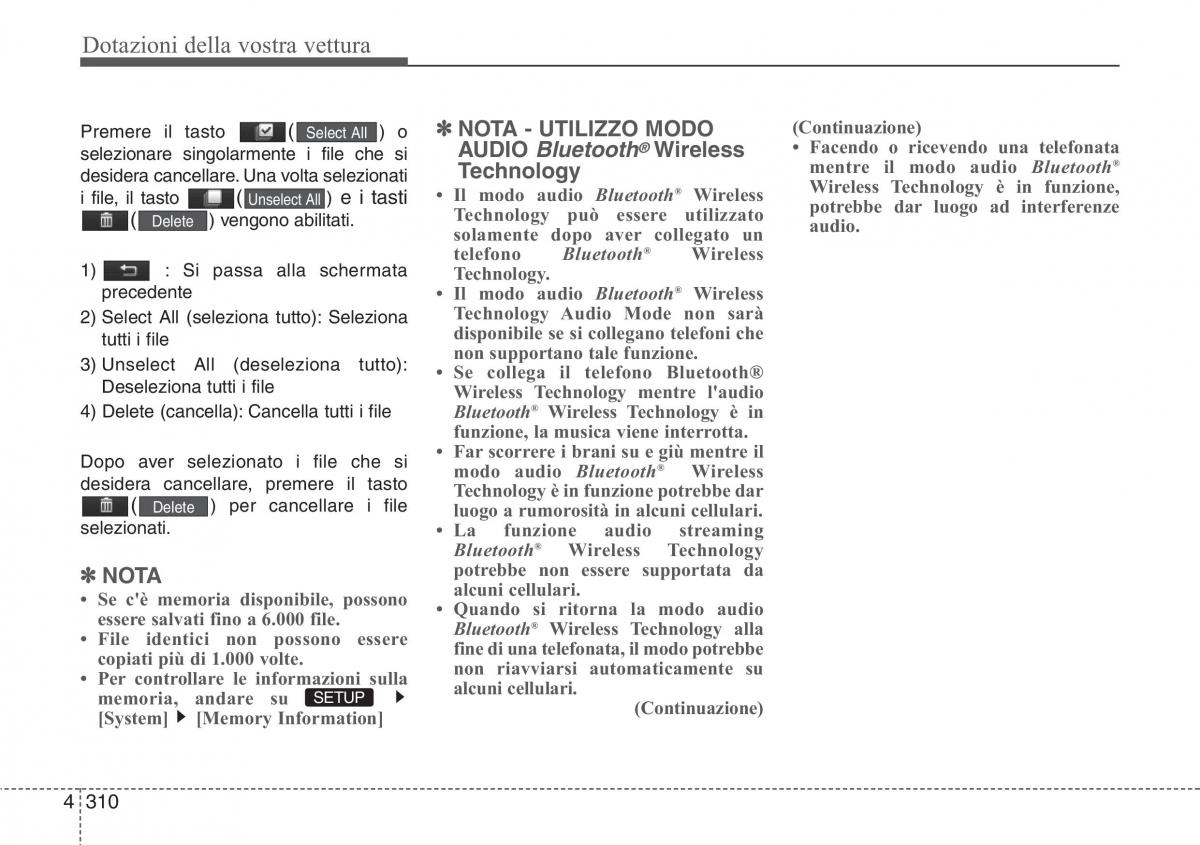 Hyundai Santa Fe III 3 manuale del proprietario / page 405