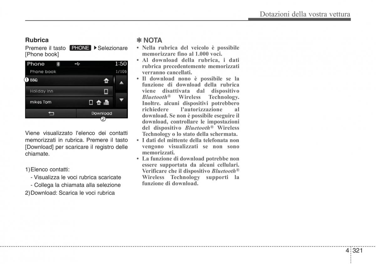 Hyundai Santa Fe III 3 manuale del proprietario / page 416