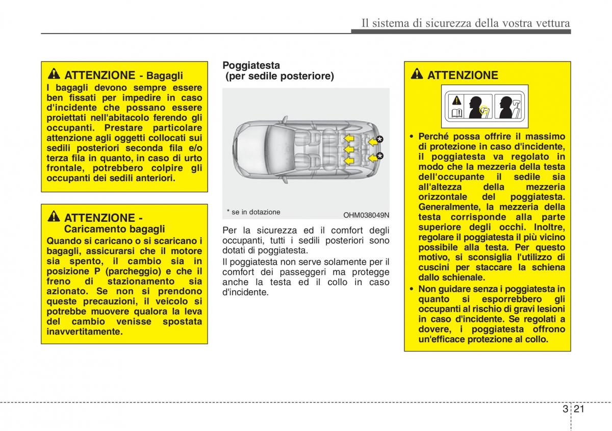 Hyundai Santa Fe III 3 manuale del proprietario / page 42