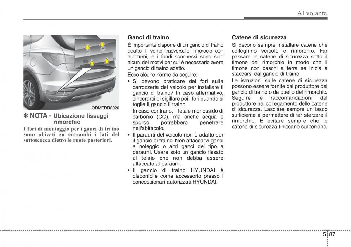 Hyundai Santa Fe III 3 manuale del proprietario / page 539