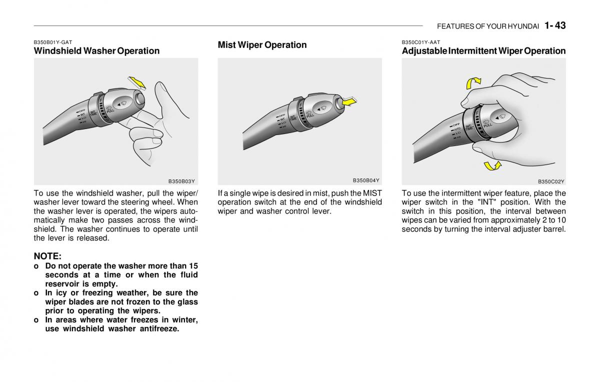 Hyundai Sonata EF IV 4 owners manual / page 55