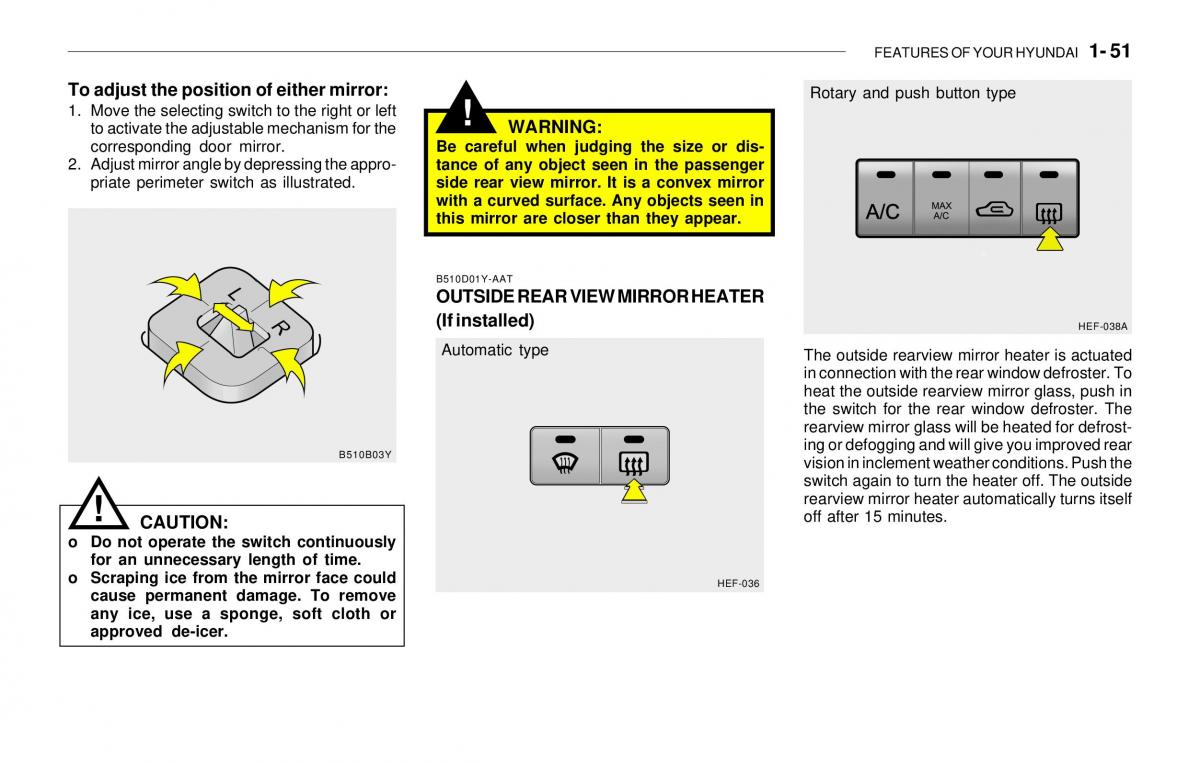 Hyundai Sonata EF IV 4 owners manual / page 63