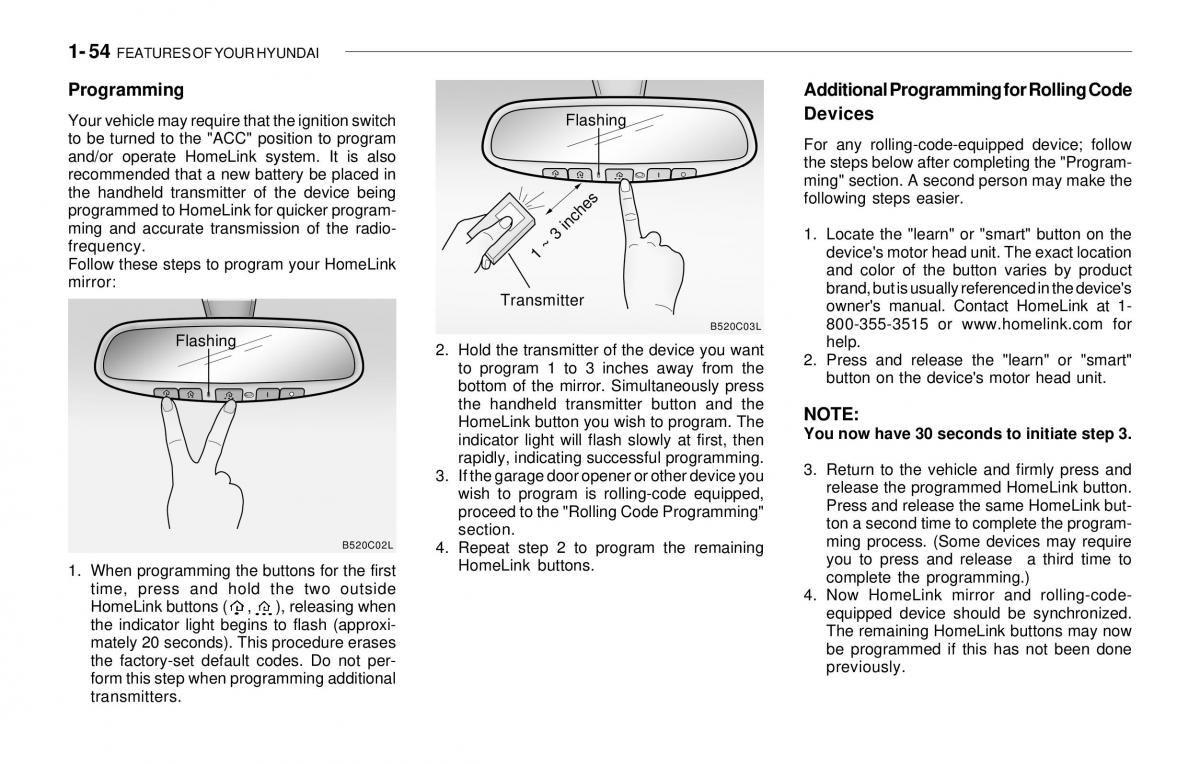 Hyundai Sonata EF IV 4 owners manual / page 66