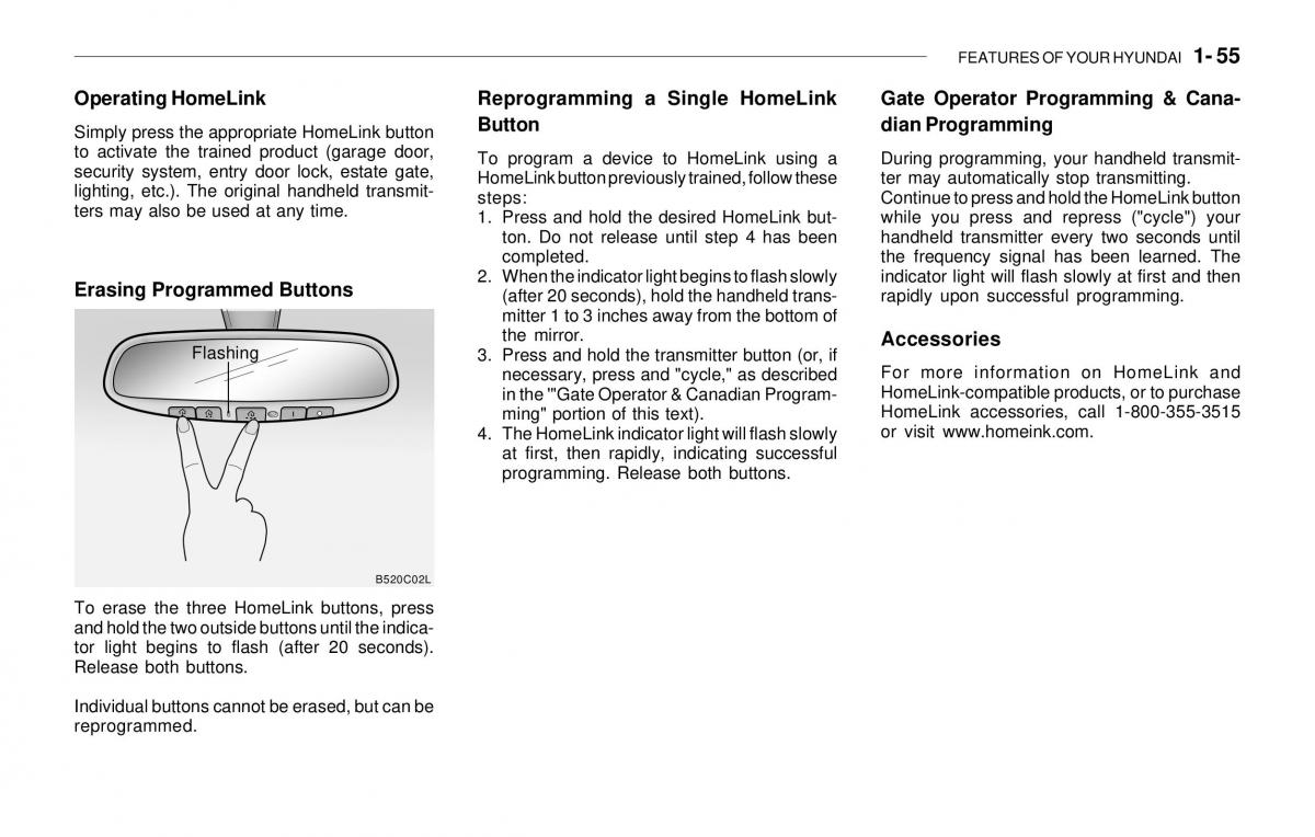 Hyundai Sonata EF IV 4 owners manual / page 67