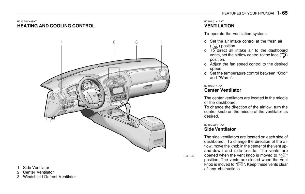 Hyundai Sonata EF IV 4 owners manual / page 77