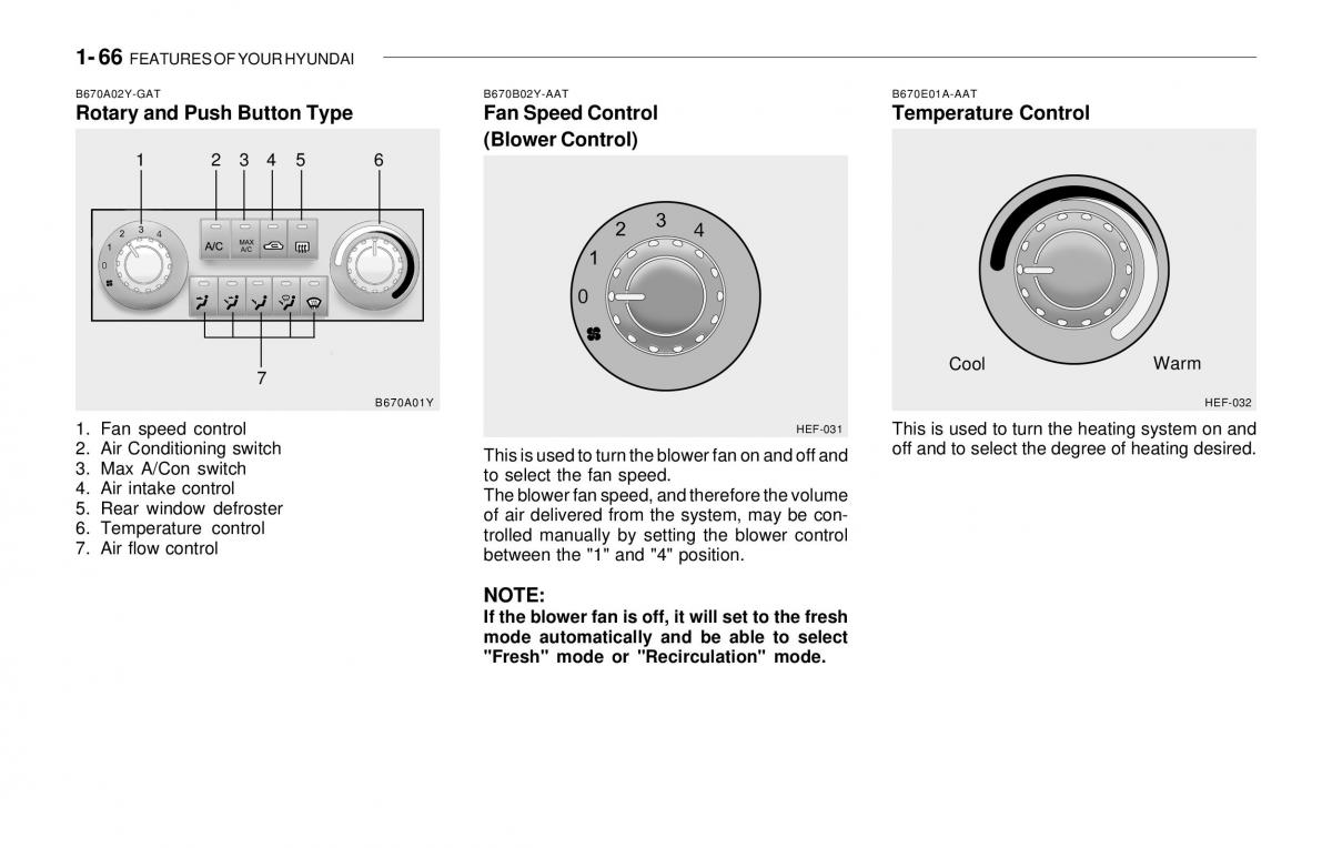 Hyundai Sonata EF IV 4 owners manual / page 78