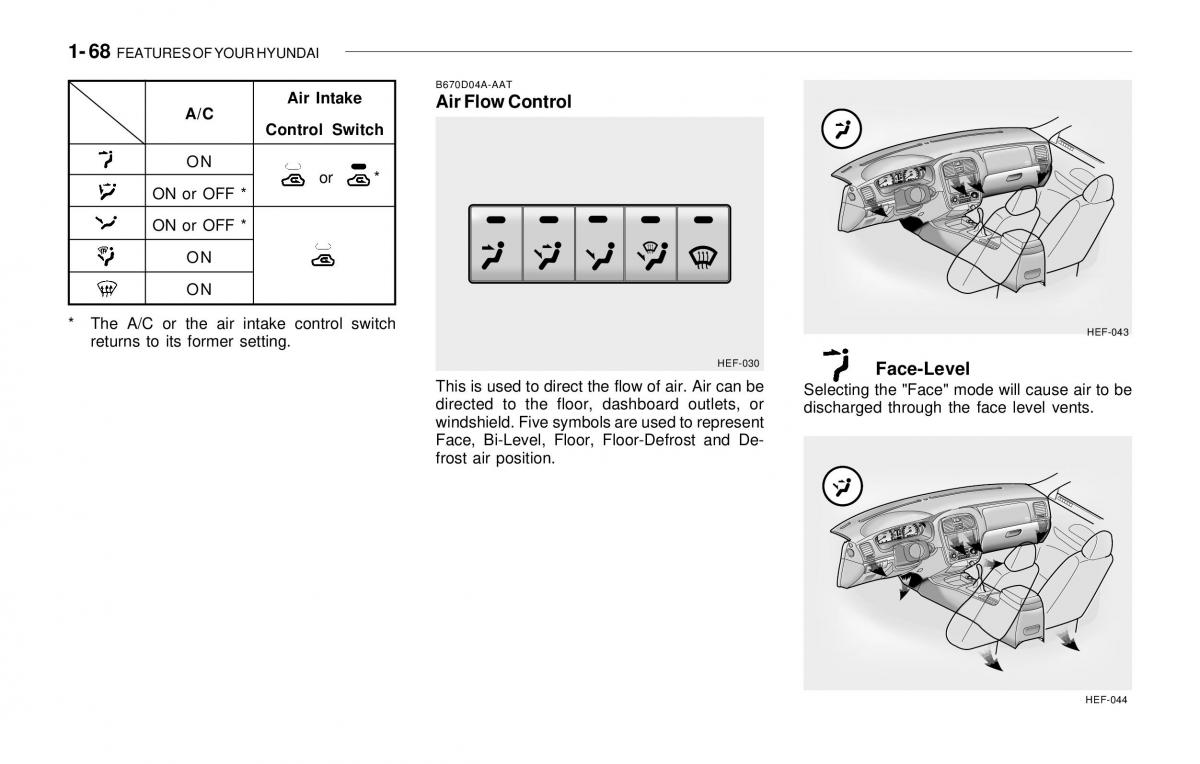 Hyundai Sonata EF IV 4 owners manual / page 80