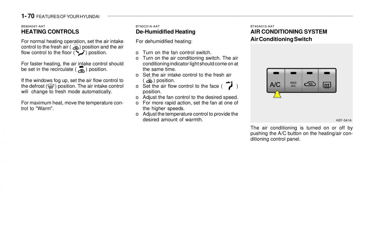 Hyundai Sonata EF IV 4 owners manual / page 82