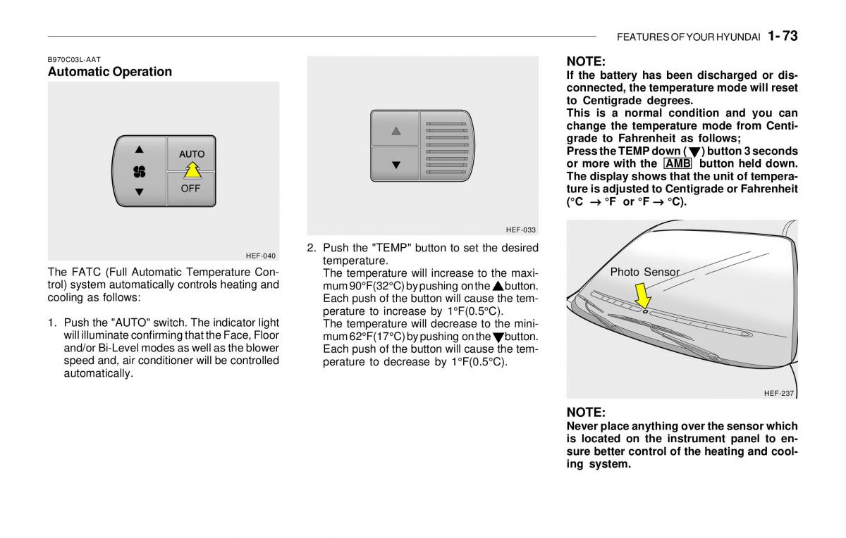 Hyundai Sonata EF IV 4 owners manual / page 85