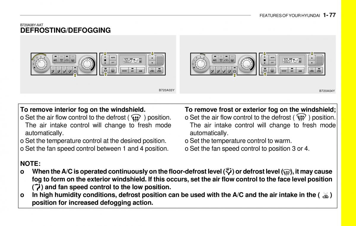 Hyundai Sonata EF IV 4 owners manual / page 89