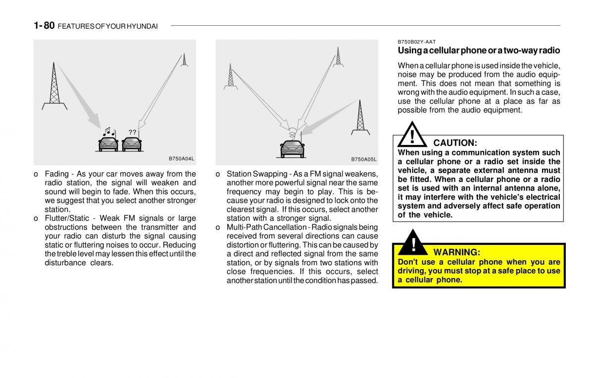 Hyundai Sonata EF IV 4 owners manual / page 92