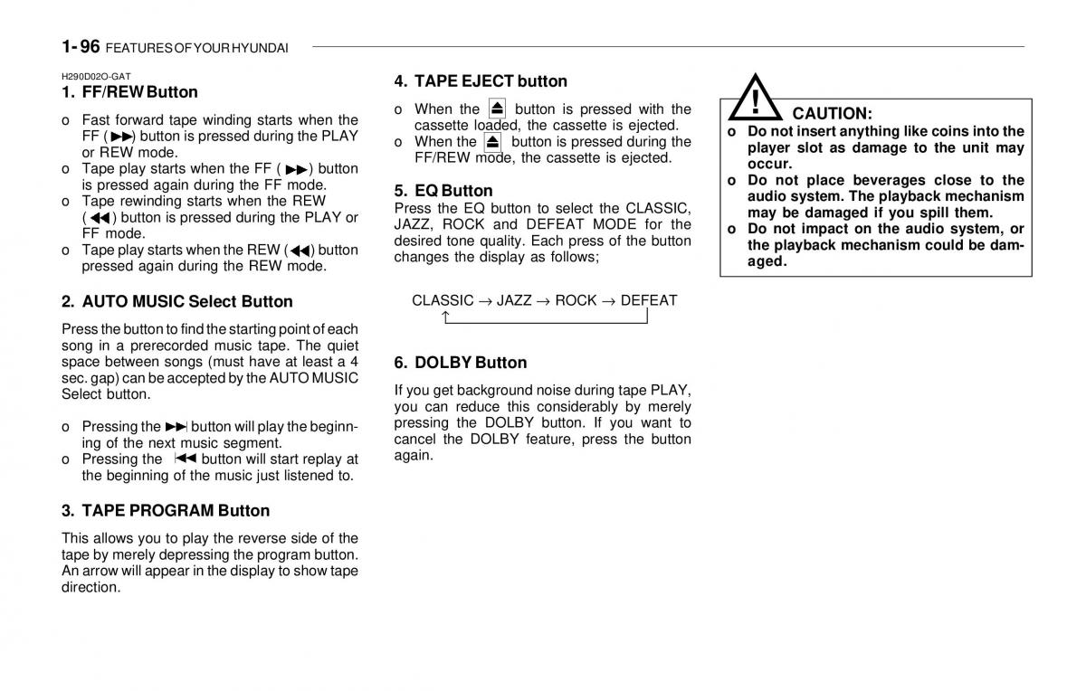 Hyundai Sonata EF IV 4 owners manual / page 108