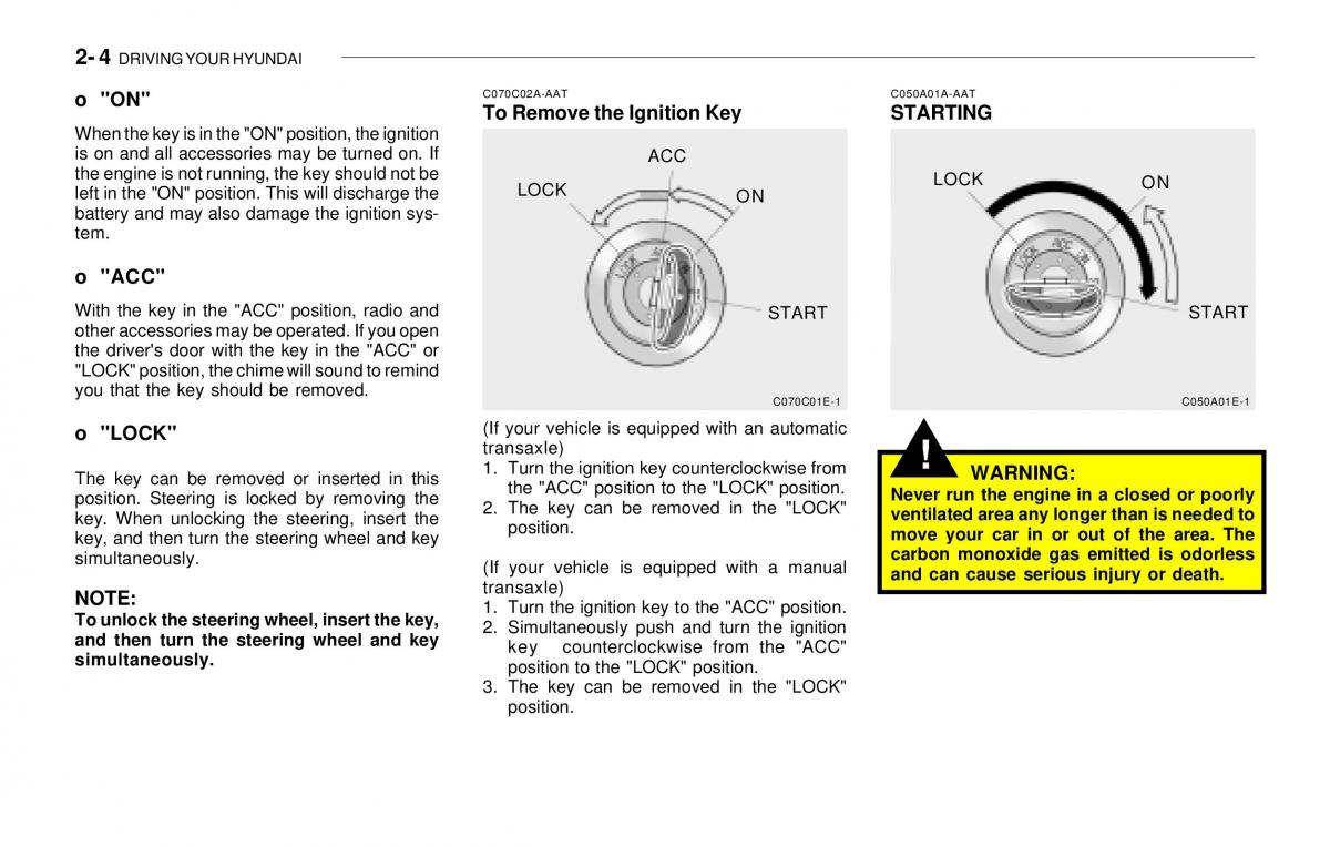 Hyundai Sonata EF IV 4 owners manual / page 119