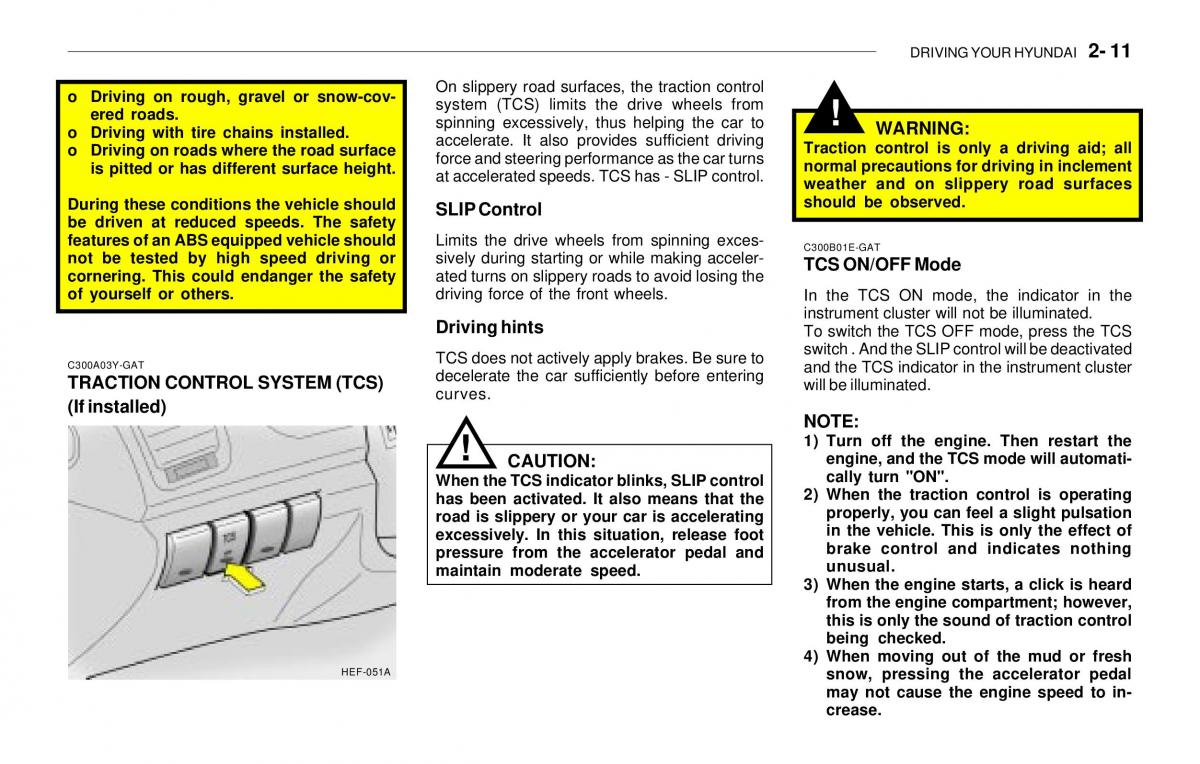 Hyundai Sonata EF IV 4 owners manual / page 126