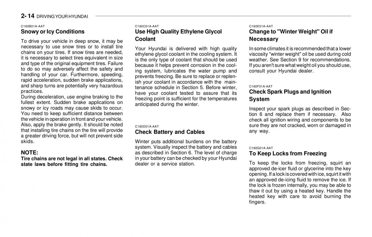 Hyundai Sonata EF IV 4 owners manual / page 129