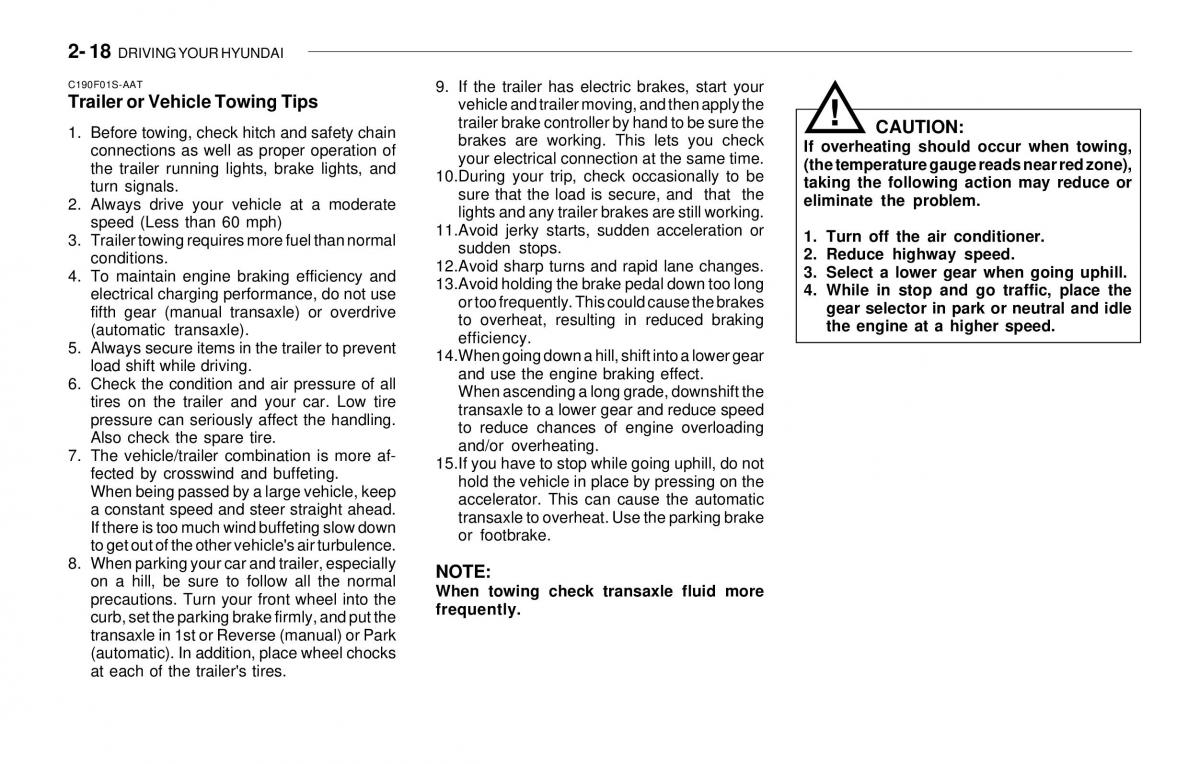 Hyundai Sonata EF IV 4 owners manual / page 133