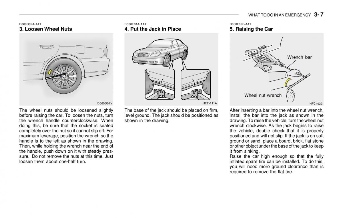 Hyundai Sonata EF IV 4 owners manual / page 140