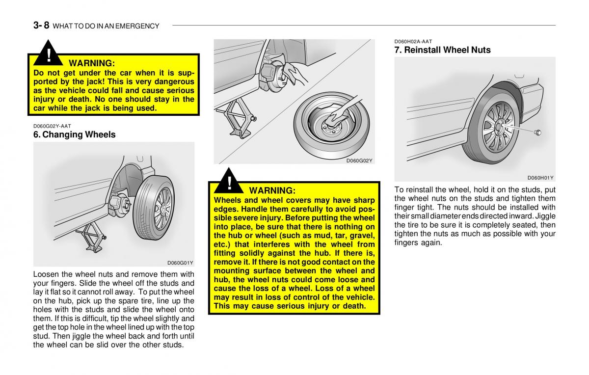 Hyundai Sonata EF IV 4 owners manual / page 141