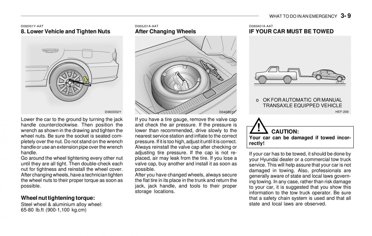 Hyundai Sonata EF IV 4 owners manual / page 142