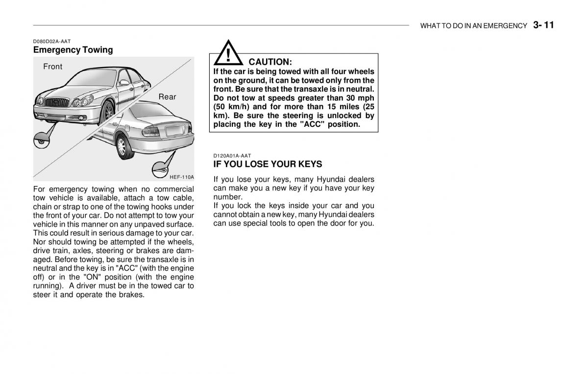 Hyundai Sonata EF IV 4 owners manual / page 144