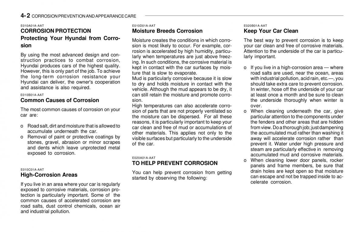 Hyundai Sonata EF IV 4 owners manual / page 146