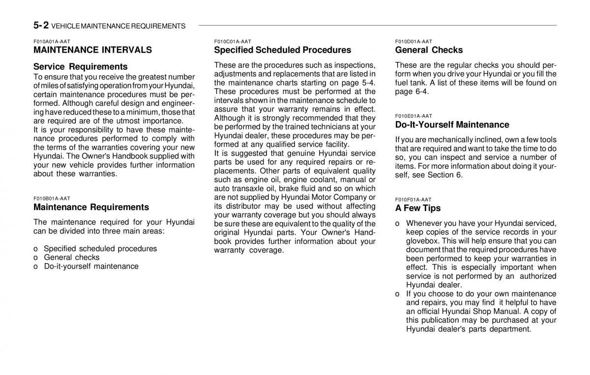 Hyundai Sonata EF IV 4 owners manual / page 151